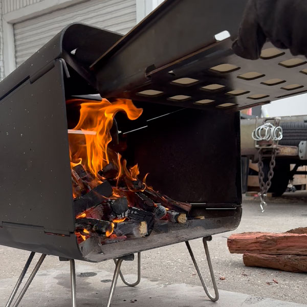 The Bush Telly - Pizza Oven Attachment